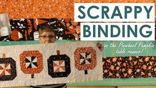 How to do mitred seams on scrappy binding!