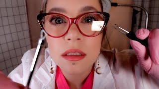 ASMR Dermatologist Facial Exam | Pimple Extractions