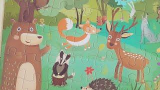 Puzzles For Kids | Learn How To Solve a Jigsaw Puzzle | Animal Jigsaw Puzzle - Pavi Nish