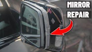 BMW X5 E53 mirror frame replacement and lamp