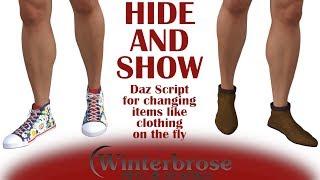 HIDE and SHOW, Daz Script