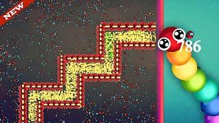 THE ADVANCE NEW AMEZING Snake.io gameplay a big Rainbow  Snake song