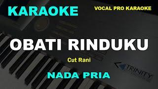 OBATI RINDUKU KARAOKE NADA PRIA / COWOK | CUT RANI