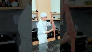 This fish is so long, can you guess if it's delicious?  #hoshiphan #Chef #Sashimi #Food #Foryou