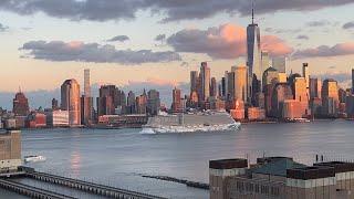 New York, New York - Norwegian Prima Sails from New York City - November 30, 2024