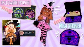 ROYALE HIGH HALLOWEEN 2020 UPDATE! ALL SECRET CHEST LOCATIONS! NEW SET! | Royale High UPDATES & TEA