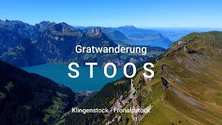 Gratwanderung bei Stoos vom Klingenstock zum Fronalpstock im Kanton Schwyz, Schweiz