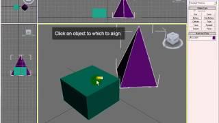 3DStudio MAX - Quick Align Objects (3DS Max Video Tutorials)