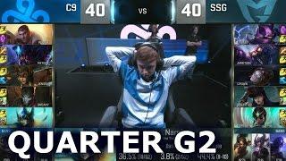 C9 vs SSG - Game 2 Quarter Finals Worlds 2016 | LoL S6 World Championship Cloud 9 vs Samsung G2