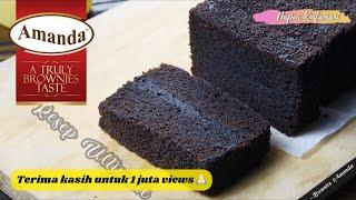 The Best dan Popular Indonesian Brownies Amanda Recipe (turn on SUBTITLE for recipe)