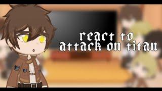 |• реакция атака титанов русский/английский ||1/4|| react to attack on titan russ/eng •|