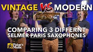 Vintage VS Modern | Comparing 3 Iconic Selmer Saxophones!