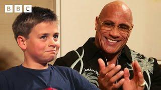 The Rock surprises an extraordinary young fundraiser | The One Show - BBC