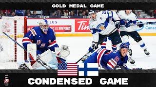 USA vs Finland Condensed Game | 2025 #WorldJuniors