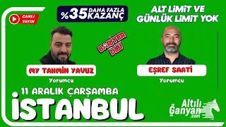 İSTANBUL / Canlı Yayın / Bariyer Dibi / 11 Aralık 2024 Çarşamba #atyarisi