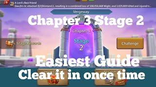 Lords mobile Vergeway Chapter 3 Stage 2 easiest Guide|Chapter 3 Stage 2 Lords mobile Vergeway