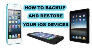 How To Backup And Restore iPhone, iPad, iPod Touch From Backup