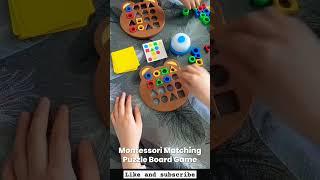 Testing the Montessori Matching Puzzle Game