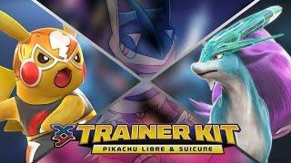 Pokémon Cards - Pikachu Libre & Suicune Trainer Kit Learn To Play Theme Deck Opening!