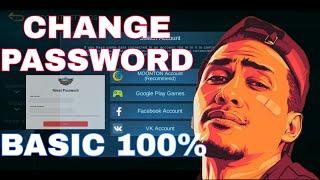 How to change password on Mobile Legends