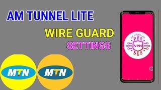 How to setup am tunnel lite VPN with wire guard settings for secure online browsing