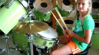 11 y.o. girl drummer