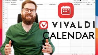 Quick introduction: Vivaldi Calendar