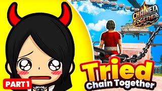 When A Girl Gamer Tries Chained Together Part-1 | Kiwi Shio #gaming #fyp