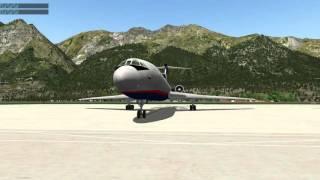 X-Plane Tu154M engine sound test