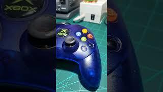 microsoft xbox original crystal blue controller S fixing