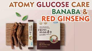 Atomy Glucose Care Banaba & Red Ginseng, help lower blood sugar levels and improve overall health