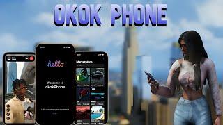 QBCore / ESX - OkOkPhone | Install & Showcase | FiveM Tutorial 2025