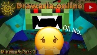 Drawaria online  | Minecraft Survival Movie 1 ️ Special Minecraft 