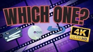 VHS vs DVD vs BLURAY vs 4KHDR | Which Should You Collect?