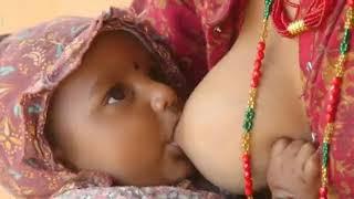 Breastfeeding Indian Village Mother New Vlog 2023 | Mom Baby breast feeding | +917564959564