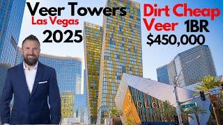 2025 $450K Lowest Price Veer Towers Las Vegas Real Estate for Sale 1BR