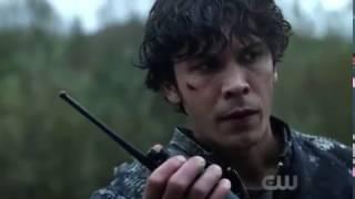 Bellarke: "Clarke come in" + Bell thought Clarke is dead + Bellamy's Shaking Hands (The 100: 04x06)