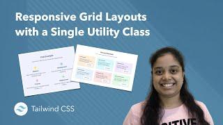 Easy Responsive Grid Layouts in Tailwind CSS without Breakpoints | Single utility class