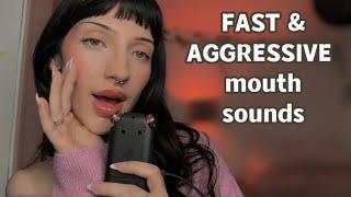 ASMR ౨ৎ˚⟡ FAST & AGGRESSIVE mouth sounds (tascam)