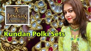 Tanishq Real Kundan Polki Set Designs/Bridal Set Designs/Kundan Sets/Polki Necklace set/deeya