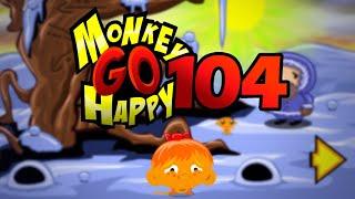 Игра "Счастливая Обезьянка 104" (Monkey GO Happy 104) - прохождение