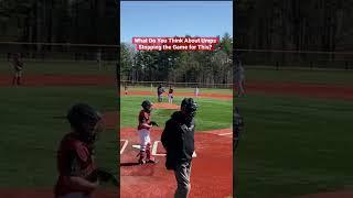 Should Umps Stop the Game for This? #shorts #baseball #asheville #umpire #teaching #coaching