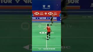 Beautiful smash by Lee Zii Jia.. #shorts #fyp #fypシ #leeziijia #badminton #chinaopen2023