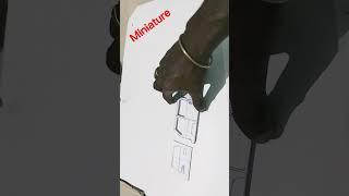 maruti omni miniature work start(full video coming soon)#craft #like #love#motivation#art#viral