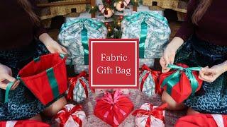 Fabric Gift Bag Sewing Tutorial | Paige Handmade