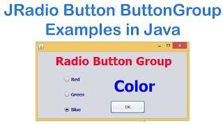 jRadiobutton  Buttongroup Example in Java Netbeans