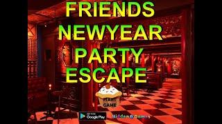 friends new year party escape video walkthrough