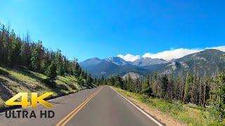 Rocky Mountain National Park 4K | Estes Park to Grand Lake | Trail Ridge Road Complete Scenic Drive