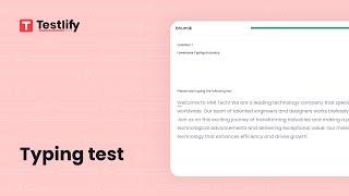 Typing test | How to measure typing speed and accuracy