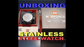 Unexpected! | Unboxing Naviforce Stainless Steel Watch